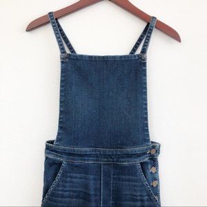 MOTHER Women's Blue Denim Overalls